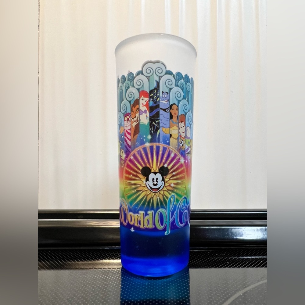 Disney California Adventure Color of The World Disney Pixar Tall Shot Glass
